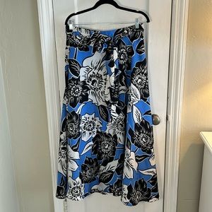 Cupio Long Flowing Floral Maxi Skirt Sz M
